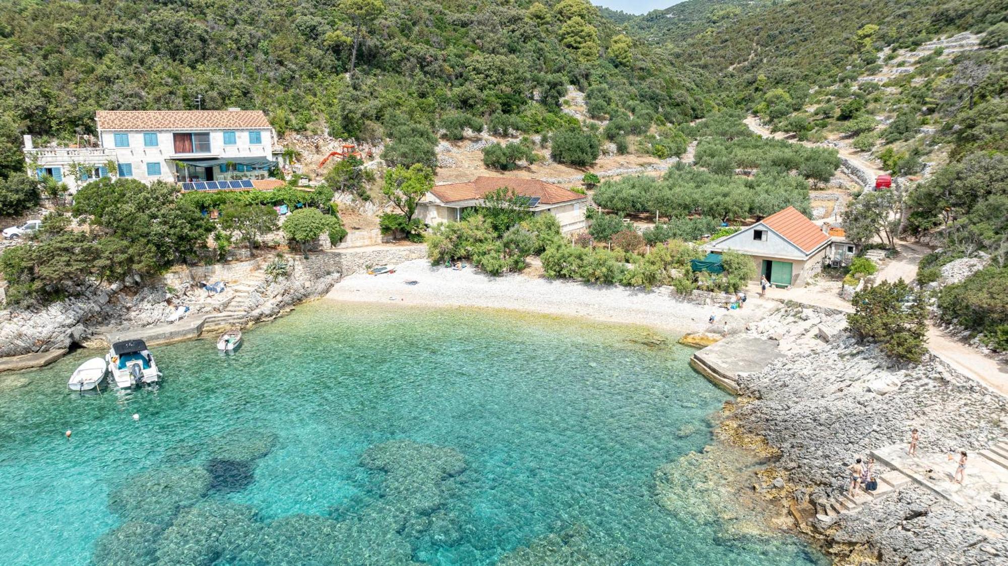 Seaside House For Families With Children Cove Rasohatica, Korcula - 4386 Lumbarda Dış mekan fotoğraf